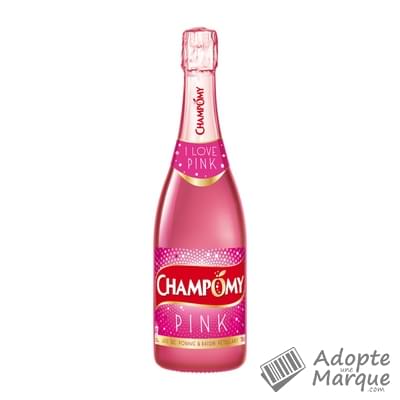 Champomy Pink - Jus de Pomme & Raisin Pétillant La bouteille de 75CL