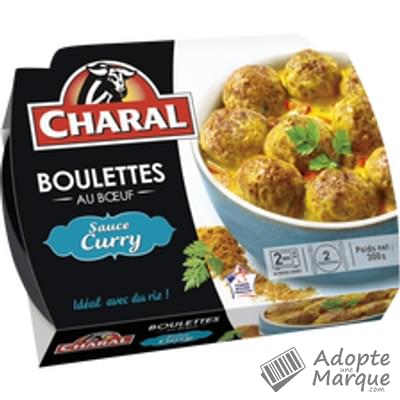Charal Boulettes au Bœuf au Curry La barquette de 300G