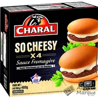 Charal Burger So Cheesy La boîte de 2 burgers de 100G - 400G