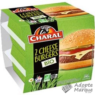 Charal Cheese Burger Bio La boîte de 2 burgers de 145G - 290G