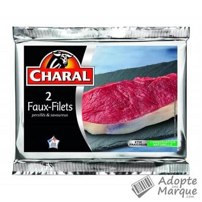 Charal Faux-Filet de Bœuf La barquette de 2 pièces - 320G
