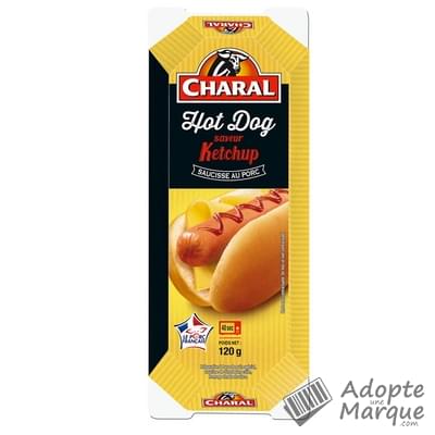 Charal Hot Dog Ketchup La barquette de 120G