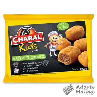Charal Kids - P'tits Croustis Les 2 barquettes de 100G