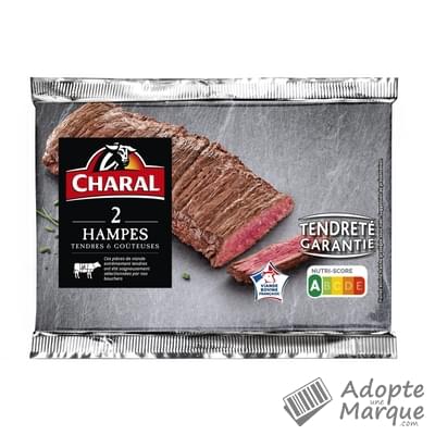 Charal Steak de Hampe de Bœuf La barquette de 2 pièces - 260G