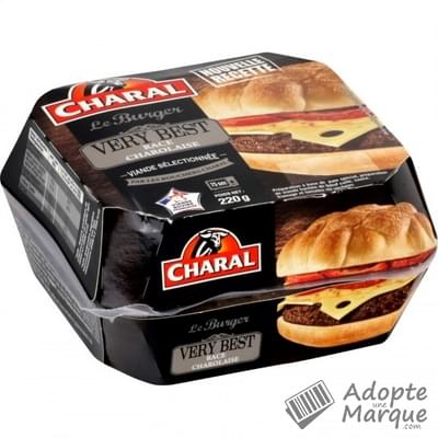 Charal Very Best Burger (race Charolaise) La barquette de 220G