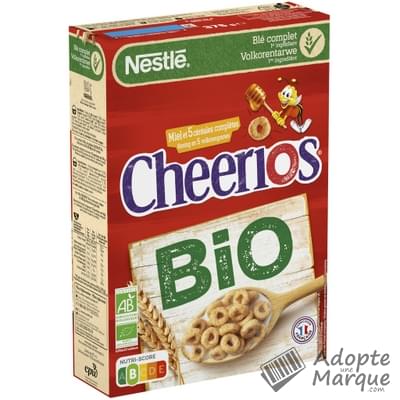 Cheerios Céréales au Miel Bio Le paquet de 375G