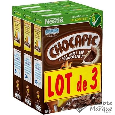 Chocapic Céréales au chocolat Les 3 paquets de 430G