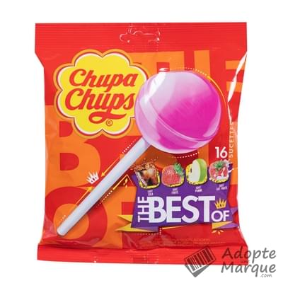 Chupa Chups Sucettes The Best Of Le sachet de 192G