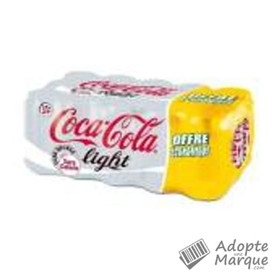 Coca Cola Light - Boisson rafraîchissante aux extraits végétaux Les 15 canettes de 33CL