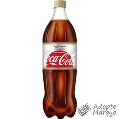 Coca Cola Light & Sans Caféine - Boisson rafraîchissante aux extraits végétaux "La bouteille de 1,25L"