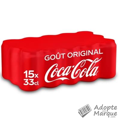 Coca Cola Original - Boisson rafraîchissante aux extraits végétaux Les 15 canettes de 33CL