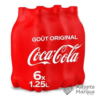 Coca Cola Original - Boisson rafraîchissante aux extraits végétaux "Les 6 bouteilles de 1,25L"