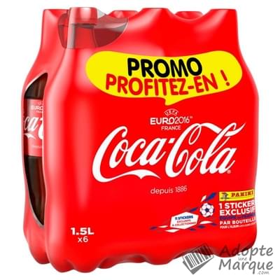Coca Cola Original - Boisson rafraîchissante aux extraits végétaux "Les 6 bouteilles de 1,5L"