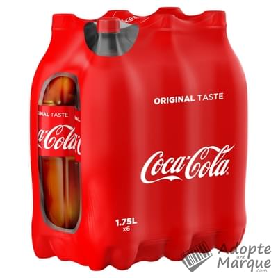 Coca Cola Original - Boisson rafraîchissante aux extraits végétaux "Les 6 bouteilles de 1,75L"
