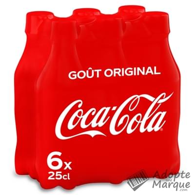 Coca Cola Original - Boisson rafraîchissante aux extraits végétaux Les 6 bouteilles de 25CL