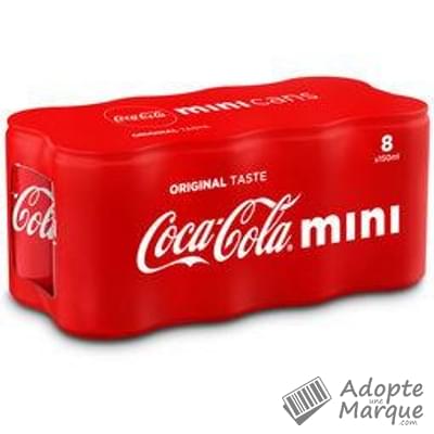 Coca Cola Original - Boisson rafraîchissante aux extraits végétaux Les 8 canettes de 15CL