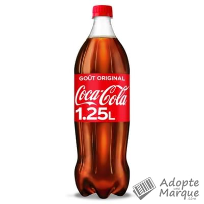 Coca Cola Original - Boisson rafraîchissante aux extraits végétaux "La bouteille de 1,25L"
