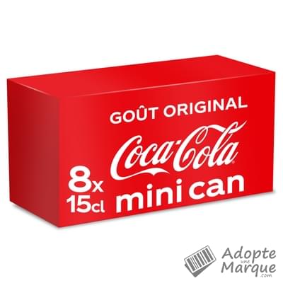 Coca Cola Original - Boisson rafraîchissante aux extraits végétaux (Frigo Pack) Les 8 canettes de 15CL