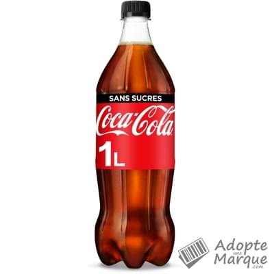 Coca Cola Zero - Boisson rafraîchissante aux extraits végétaux La bouteille de 1L