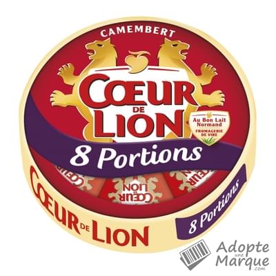 Coeur de Lion Camembert - 8 portions Les 8 portions de 30G - 240G
