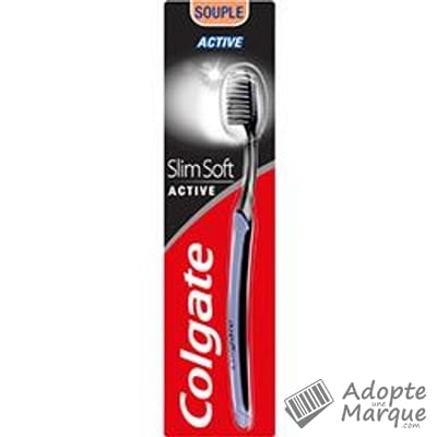 Colgate Brosse à Dents Slim Soft Active Souple La brosse à dents