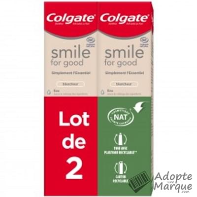 Colgate Dentifrice Smile For Good Blancheur Les 2 tubes de 75ML