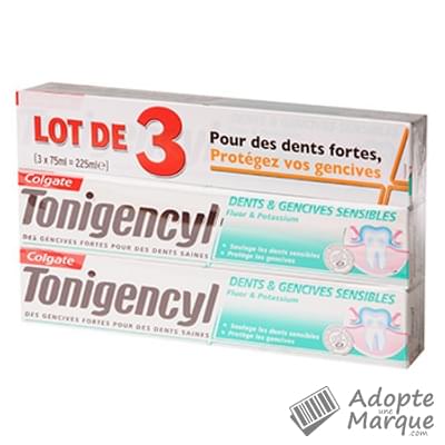 Colgate Dentifrice Tonigencyl® Dents & Gencives Sensibles Les 3 tubes de 75ML