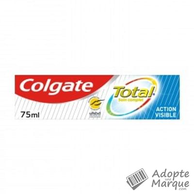 Colgate Dentifrice Total® Action Visible Le tube de 75ML
