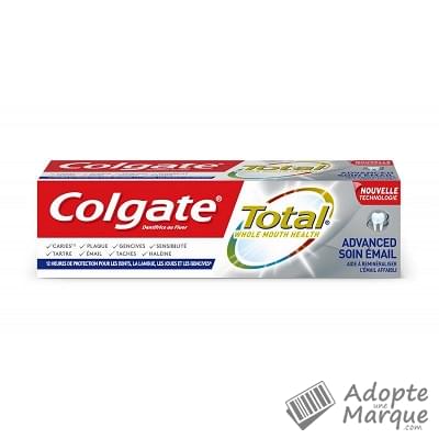 Colgate Dentifrice Total® Advanced Soin Email Le tube de 75ML