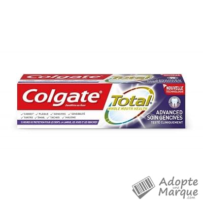 Colgate Dentifrice Total® Advanced Soin Gencives Le tube de 75ML