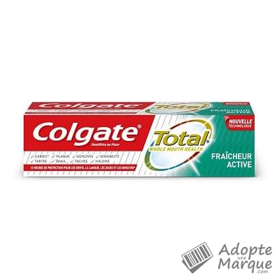 Colgate Dentifrice Total® Fraîcheur Active Le tube de 75ML