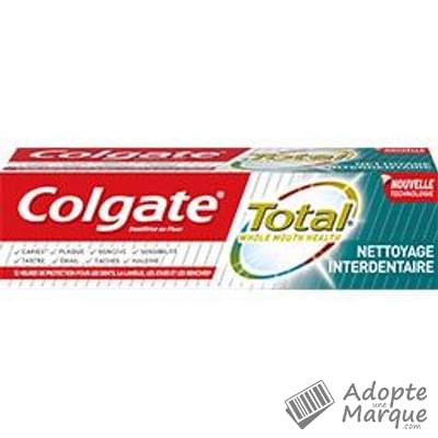 Colgate Dentifrice Total® Nettoyage Interdentaire Le tube de 75ML
