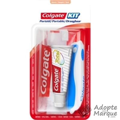 Colgate Kit Voyage Brosse à Dents & Dentifrice Le kit de brossage