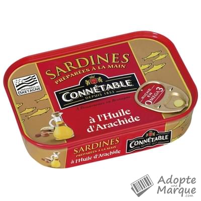 Connétable Sardines à l'huile d'arachide La conserve de 135G