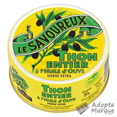 Connétable Thon Le Savoureux a l'huile d'olive vierge extra La conserve de 80G
