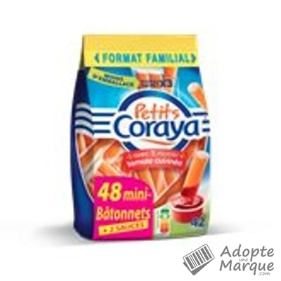 Coraya Petits Coraya - Bâtonnets de Surimi sauce Tomate Le sachet de 48 bâtonnets - 496G