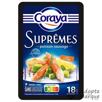 Coraya Suprêmes au goût de Crabe La boîte de 18 bâtonnets - 280G