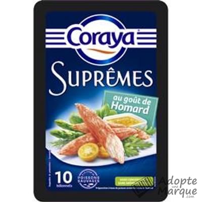 Coraya Suprêmes au goût de Homard La boîte de 10 bâtonnets - 156G