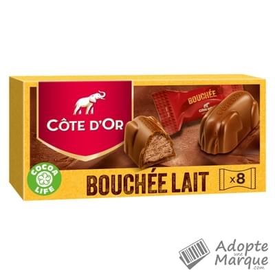 Côte d'Or Les bouchées chocolatées La boîte de 8 bouchées - 200G