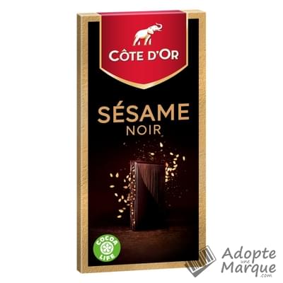Côte d'Or Chocolat Dégustation Sésame Noir La tablette de 100G