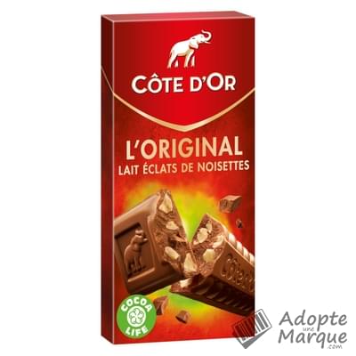 Côte d'Or Chocolat au lait Eclats Noisettes La tablette de 200G