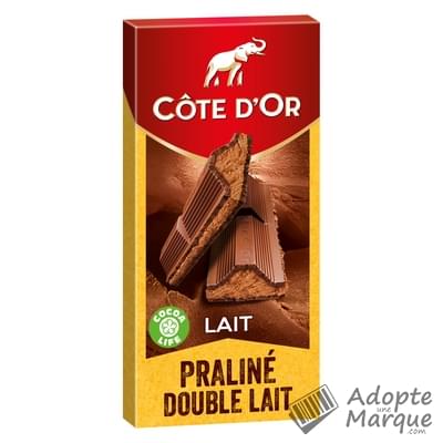 Côte d'Or Chocolat Praliné Fondant Lait La tablette de 200G