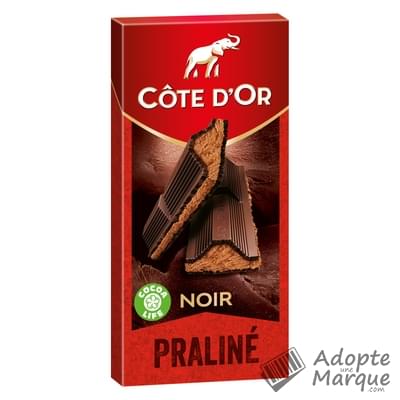 Côte d'Or Chocolat Praliné Fondant Noir La tablette de 200G