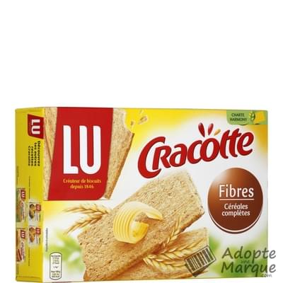 Cracotte Matin+ - Tartines Céréales Complètes - Fibres Le paquet de 250G
