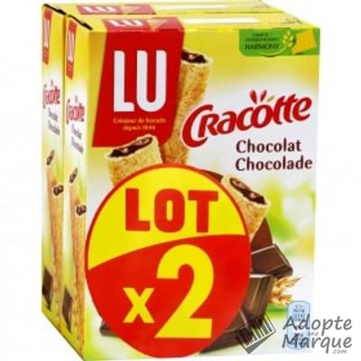Cracotte Tartines croustillantes fourrée goût Chocolat Les 2 paquets de 200G