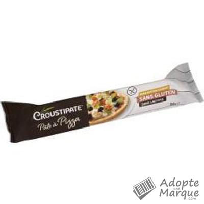 Croustipate Pâte à Pizza Sans Gluten & Sans Lactose Le paquet de 260G