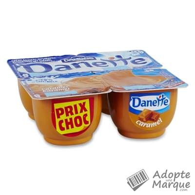 Danette Crème dessert au Caramel Les 4 pots de 125G