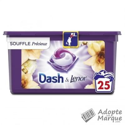 Dash 2en1 Lessive Dash 3en1 PODS Collection Souffle précieux La boîte de 25 doses