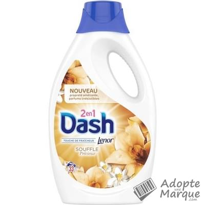 Dash 2en1 Lessive Liquide Collection Souffle précieux "Le bidon de 1,815L - 33 lavages"