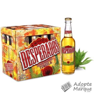 Desperados Original - Bière aromatisée Tequila - 5,9% vol. Les 12 bouteilles de 33CL